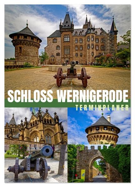 Produktbild: Schloss Wernigerode - Terminplaner (Wandkalender 2026 DIN A4 hoch), CALVENDO Monatskalender