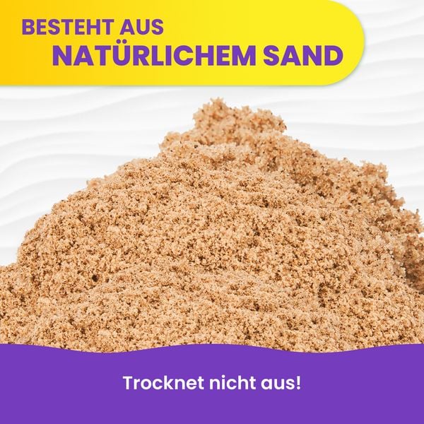 Produktbild: Kinetic Sand Naturbraun, 2,5 kg
