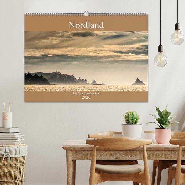 Produktbild: Nordland &ndash; Die Weite Skandinaviens (Wandkalender 2026 DIN A2 quer), CALVENDO Monatskalender