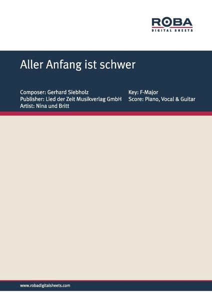 Produktbild: Aller Anfang ist schwer