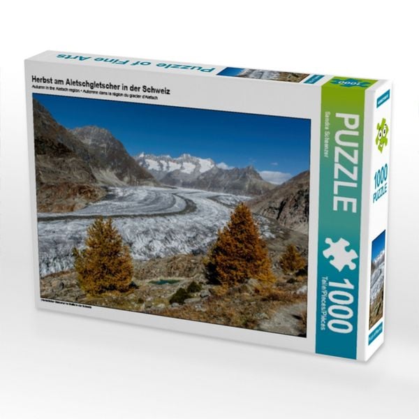 Herbst am Aletschgletscher in der Schweiz (Puzzle)