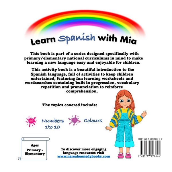 Produktbild: Colour, play and learn Spanish with Mia
