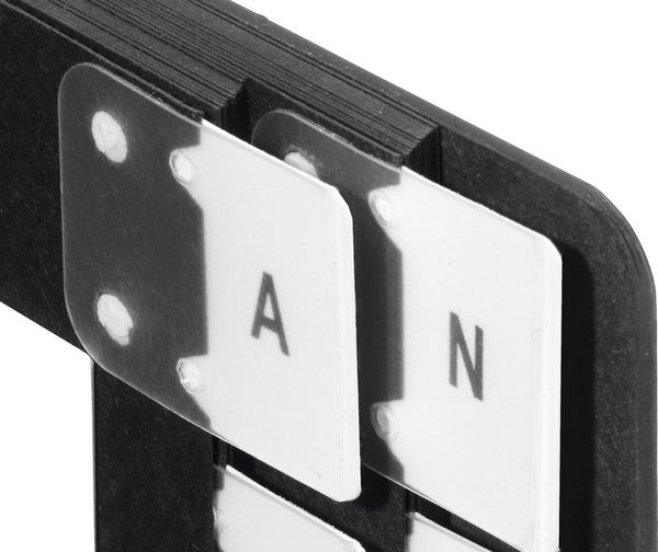 Produktbild: PAGNA&reg; Pultordner Classic, A - Z 24teilig schwarz