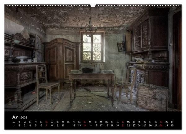 Produktbild: Lost Places - Verlassene Orte (hochwertiger Premium Wandkalender 2026 DIN A2 quer), Kunstdruck in Hochglanz