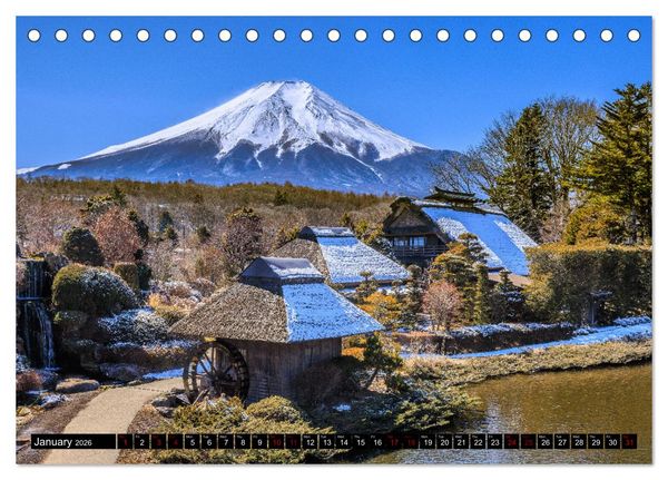 Produktbild: Japan - between tradition and modernity (Desk Calendar 2026 DIN A5 landscape), CALVENDO 12 Month DeskCalendar