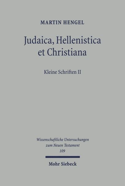 Produktbild: Judaica, Hellenistica et Christiana