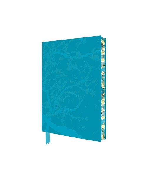 Exquisit Premium Notizbuch DIN A6: Vincent van Gogh, Mandelbaum in Blüte, von Flame Tree Publishing, Brown Trout-Auslieferer Flechsig,