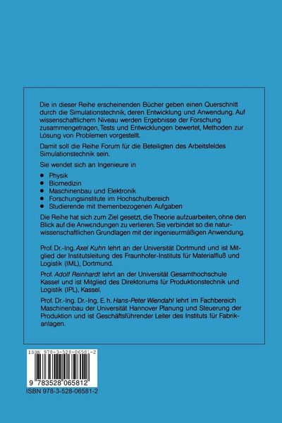 Produktbild: Handbuch Simulationsanwendungen in Produktion und Logistik