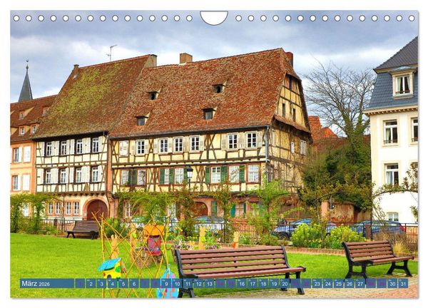 Produktbild: Bienvenue &agrave; Wissembourg. Spaziergang durch Wei&szlig;enburg im Elsass (Wandkalender 2026 DIN A4 quer), CALVENDO Monatskalender