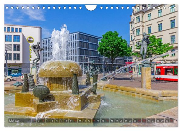 Produktbild: Unterwegs in Halle (Wandkalender 2026 DIN A4 quer), CALVENDO Monatskalender