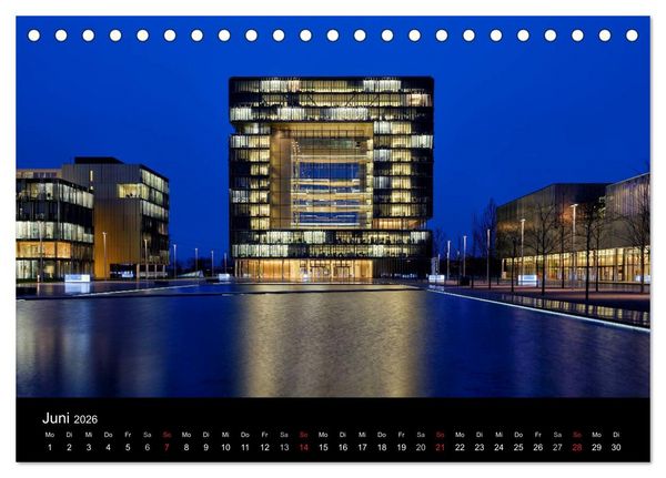 Produktbild: Ruhrlights II - Nachtlichter des Ruhrgebietes (Tischkalender 2026 DIN A5 quer), CALVENDO Monatskalender
