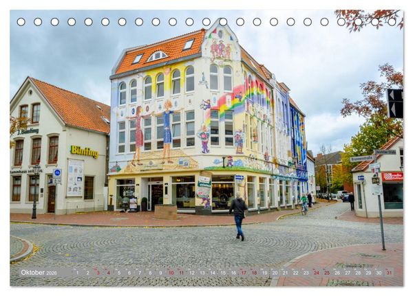 Produktbild: Ein Blick auf Leer (Ostfriesland) (Tischkalender 2026 DIN A5 quer), CALVENDO Monatskalender