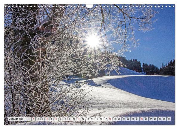 Produktbild: Gr&uuml;&szlig;e aus Unken (Wandkalender 2026 DIN A3 quer), CALVENDO Monatskalender
