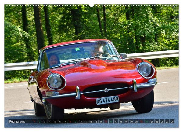 Produktbild: Adel verpflichtet - Englische Oldtimer am Berg (Wandkalender 2025 DIN A2 quer), CALVENDO Monatskalender