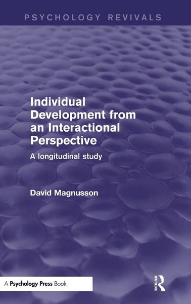 Produktbild: Individual Development from an Interactional Perspective