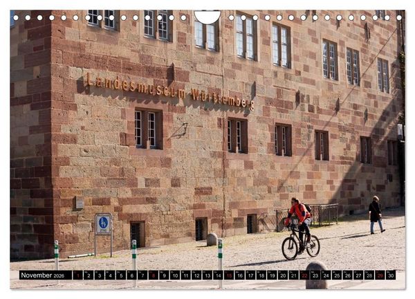 Produktbild: Landeshauptstadt Stuttgart (Wandkalender 2026 DIN A4 quer), CALVENDO Monatskalender