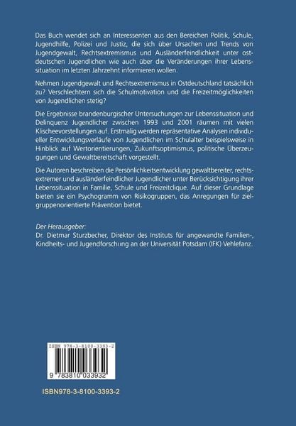 Produktbild: Jugendtrends in Ostdeutschland: Bildung, Freizeit, Politik, Risiken