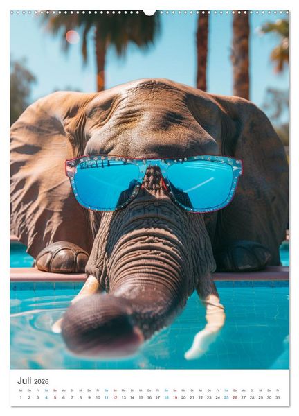 Produktbild: Tierische Sommerfreunde (hochwertiger Premium Wandkalender 2026 DIN A2 hoch), Kunstdruck in Hochglanz