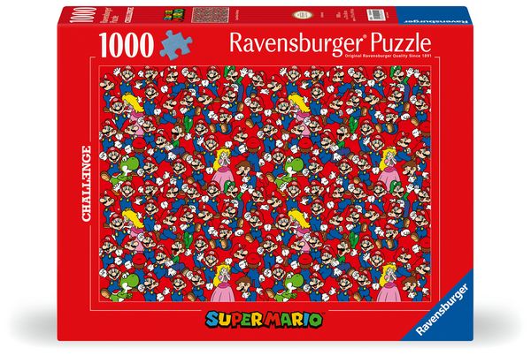 Produktbild: Erwachsenenpuzzle 1000 Teile - Challenge Super Mario