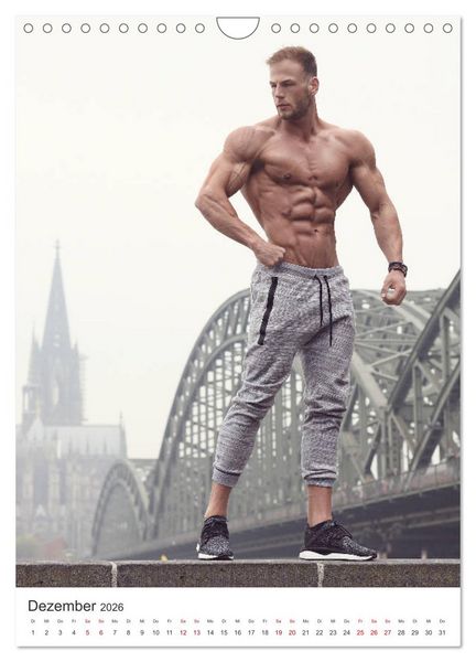 Produktbild: Men's Physique (Wandkalender 2026 DIN A4 hoch), CALVENDO Monatskalender