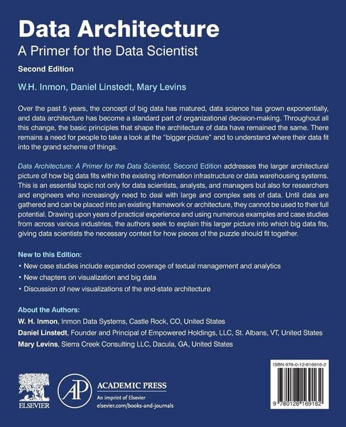 Produktbild: Data Architecture: A Primer for the Data Scientist