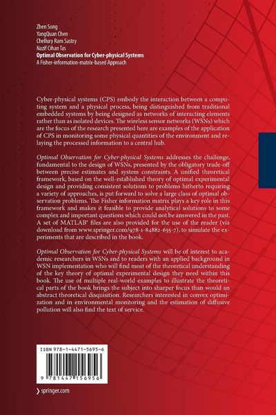 Produktbild: Optimal Observation for Cyber-physical Systems