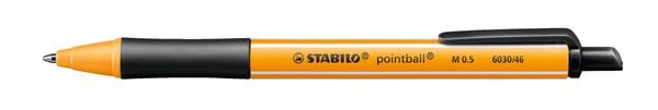 STABILO Druck-Kugelschreiber - pointball - Einzelstift - schwarz