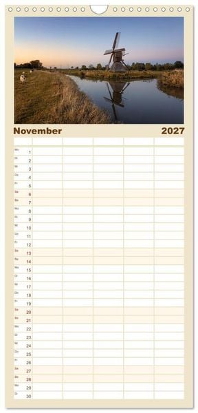 Produktbild: Familienplaner 2027 - Schleswig-Holstein - Momente zwischen den Meeren mit 5 Spalten (Wandkalender, 21 x 45 cm) CALVENDO