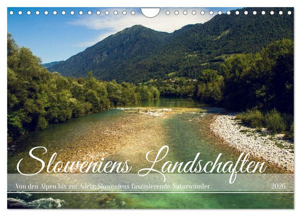 Produktbild: Slowenische Landschaften (Wandkalender 2026 DIN A4 quer), CALVENDO Monatskalender
