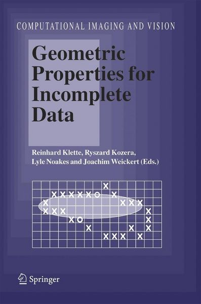 Produktbild: Geometric Properties for Incomplete Data