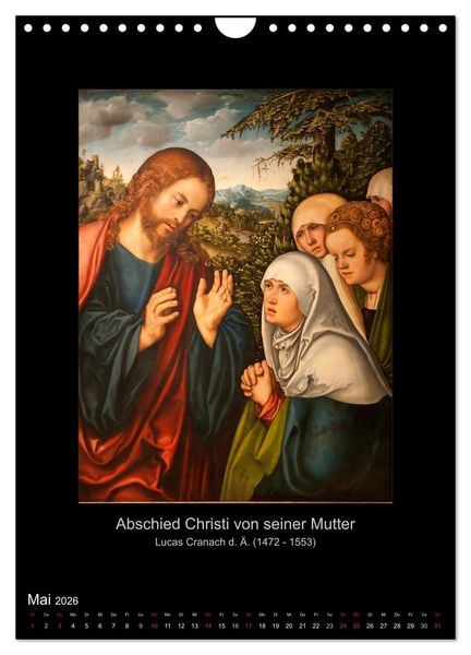 Produktbild: Jesus Christus - Das Leben Christi auf Gem&auml;lden der alten Meister (Wandkalender 2026 DIN A4 hoch), CALVENDO Monatskalender