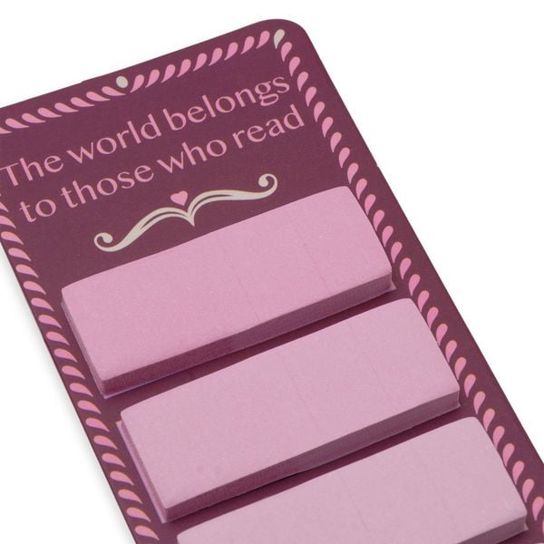 Produktbild: Lesezeichen mit Haftnotizen "Romantic Reader"