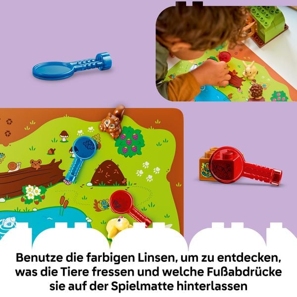 Produktbild: LEGO DUPLO 10480 Wald mit wilden Tieren, Bauspielzeug, Geschenkidee f&uuml;r Kleinkinder