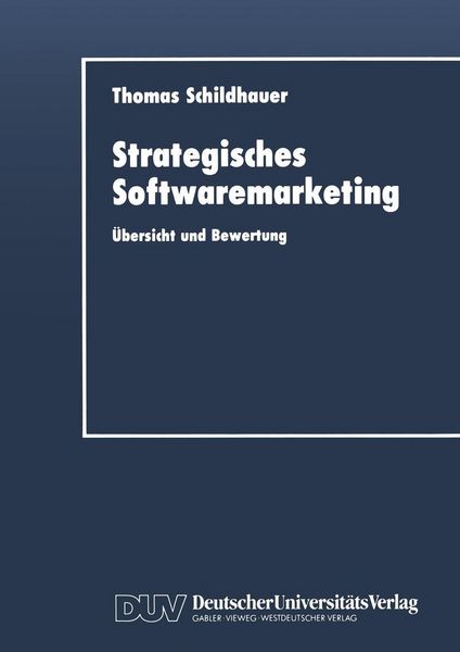 Produktbild: Strategisches Softwaremarketing