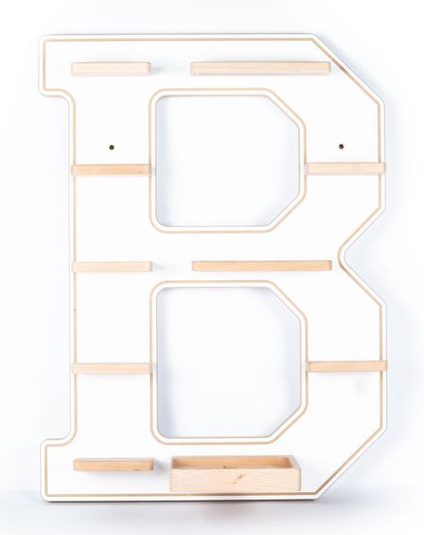 Wandregal 'Buchstabe B' für Toniebox