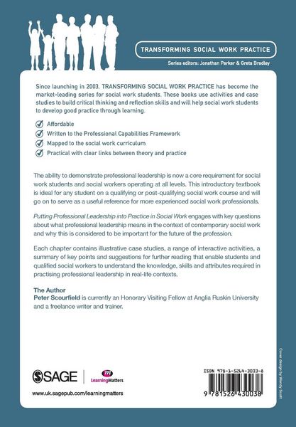 Produktbild: Putting Professional Leadership into Practice in Social Work