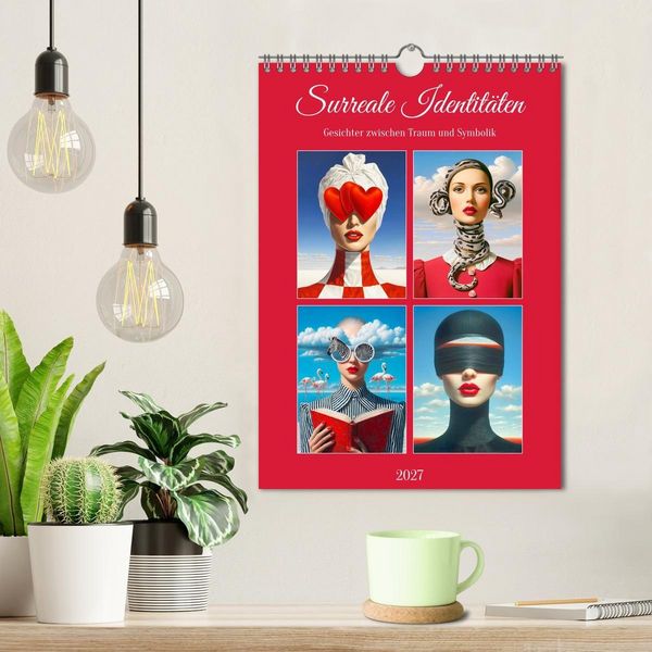 Produktbild: Surreale Identit&auml;ten. Gesichter zwischen Traum und Symbolik (Wandkalender 2027 DIN A4 hoch), CALVENDO Monatskalender