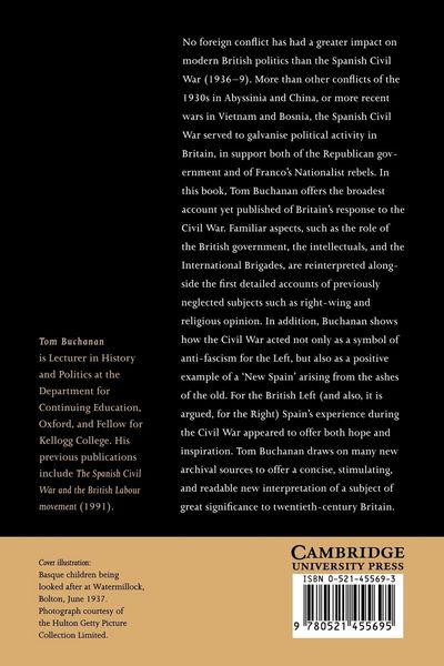 Produktbild: Britain and the Spanish Civil War