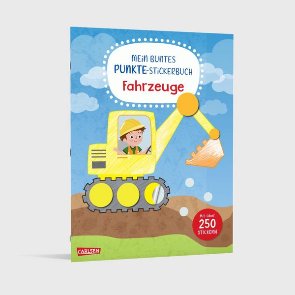 Produktbild: Mein buntes Punkte-Stickerbuch: Fahrzeuge