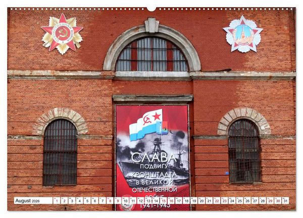 Produktbild: Festungsstadt Kronstadt - Schl&uuml;ssel zu Sankt Petersburg (hochwertiger Premium Wandkalender 2026 DIN A2 quer), Kunstdruck in Hochglanz