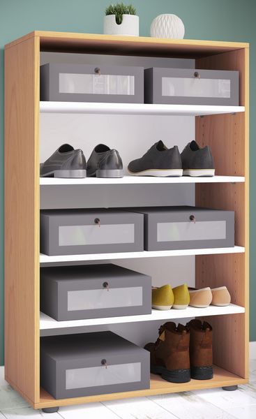 Produktbild: XXL Holz Gro&szlig;er Schuhschrank Schuhregal Lona 5