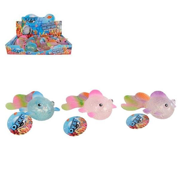 Produktbild: Display Sugar Squish Goldfisch 12St&uuml;ck / 3 fach sortiert 12 cm