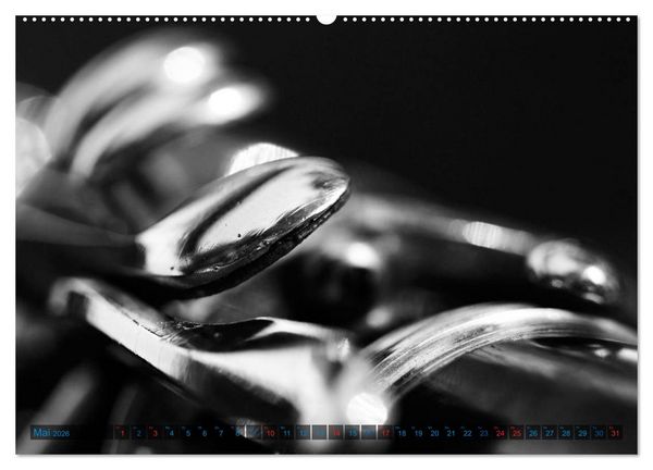 Produktbild: Klarinette - close up (Wandkalender 2026 DIN A2 quer), CALVENDO Monatskalender