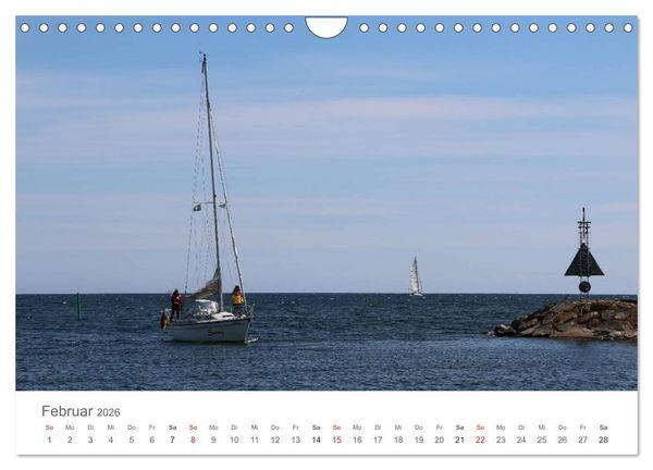 Produktbild: Segelboote in S&uuml;dschwedens Sch&auml;ren (Wandkalender 2026 DIN A4 quer), CALVENDO Monatskalender