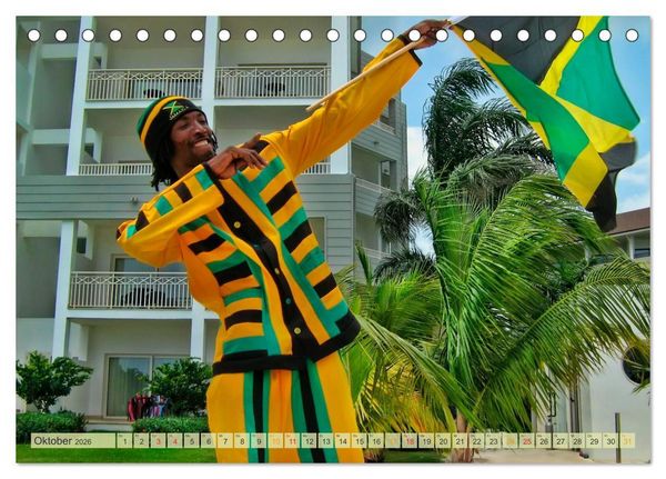 Produktbild: Die gro&szlig;en Antillen - Jamaica (Tischkalender 2026 DIN A5 quer), CALVENDO Monatskalender