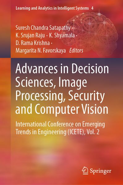 Produktbild: Advances in Decision Sciences, Image Processing, Security and Computer Vision