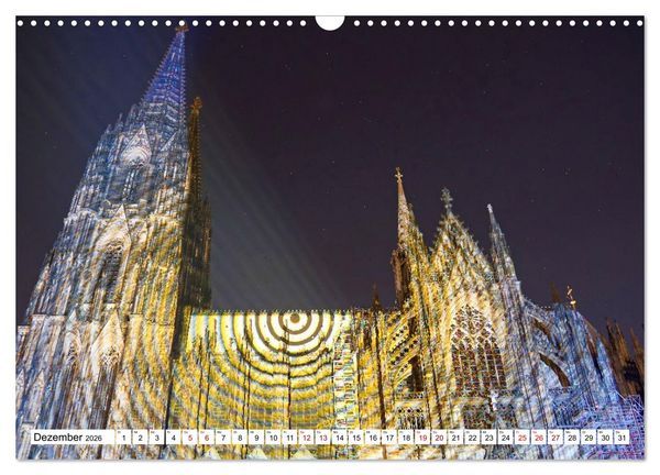 Produktbild: K&ouml;ln - Facetten einer Stadt (Wandkalender 2026 DIN A3 quer), CALVENDO Monatskalender