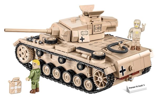 COBI 2562 - Historical Collection, PANZER III AUSF. J WWII, 780 Klemmbausteine, 2 Figuren