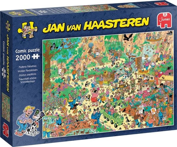 Produktbild: Jan van Haasteren - Flutterly Fabulous - Puzzle 2000 Teile