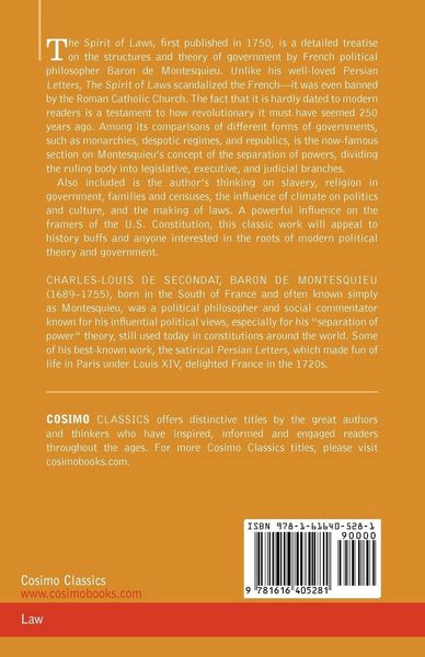 Produktbild: The Spirit of Laws